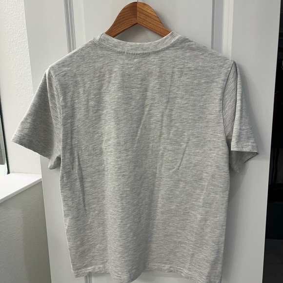 Aelfric Eden Flower Embroidery Number Tee Gray XS - Picture 2 of 5